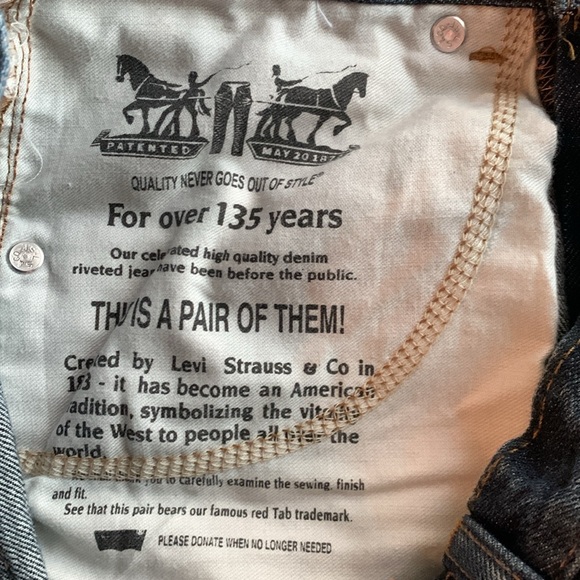 Men’s Levi’s 514 slim straight jeans. Washed, never worn. Size 29 x 29 - Picture 3 of 7